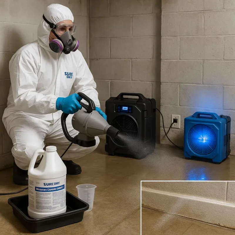 Sanitization and Odor Removal process in Fairview, NJ